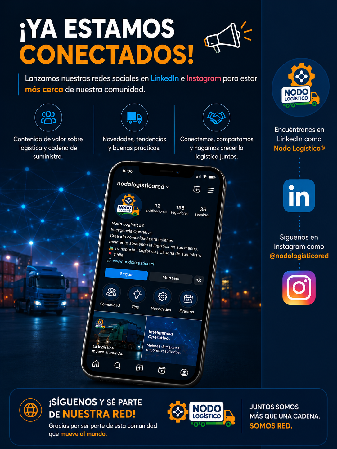 Lanzamiento de nuestras Redes Sociales